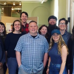 Southern Studies oral history/queer southern history students with IHP co-founder Josh Burford.